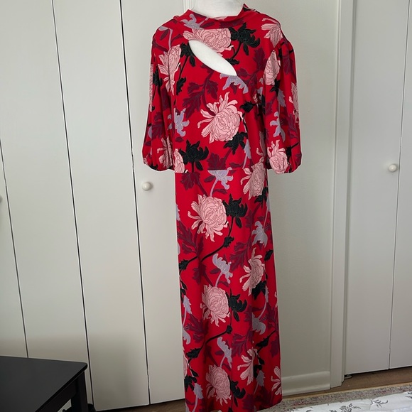 Eloquii red print dress - Picture 1 of 2